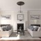 Ekena Millwork Classic Ceiling Medallion (Canopies up to 8 1/4"), 44 1/2"OD x 4"ID x 4 "P, Stone Hearth Crackle CM44CLSHC - alternate 3